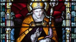 A detail from a stained-glass window depicting St. Alphonsus Liguori in Carlow Cathedral, Ireland. / Andreas F. Borchert via Wikimedia (CC BY-SA 4.0).